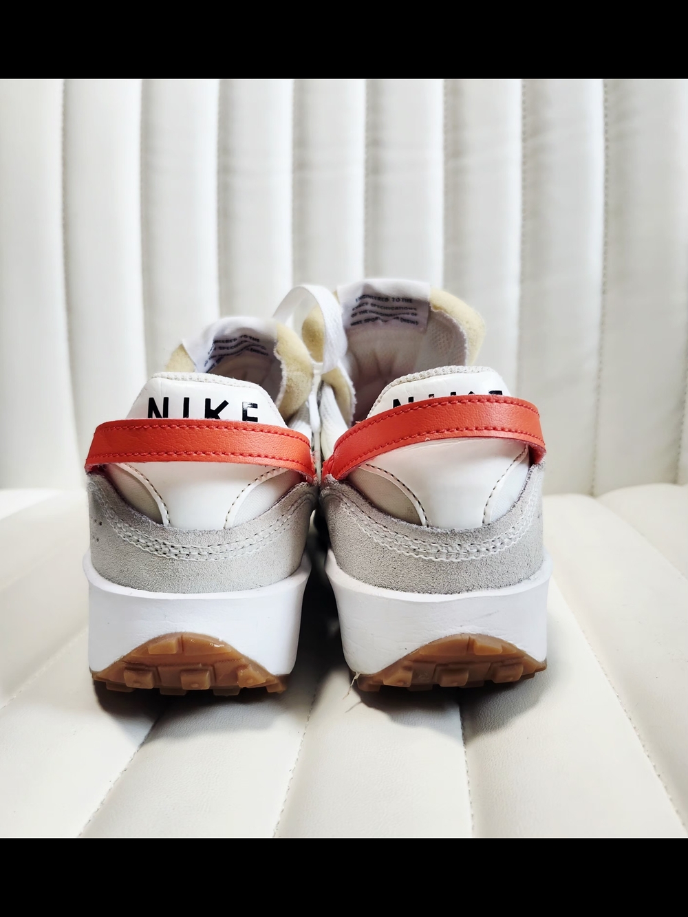 Nike Waffle Debut Women’s White Leopard Trainer - Picture 11 of 16